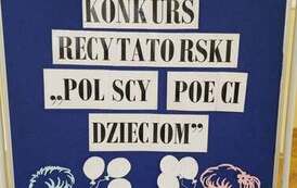 Przedszkolny Konkurs Recytatorski