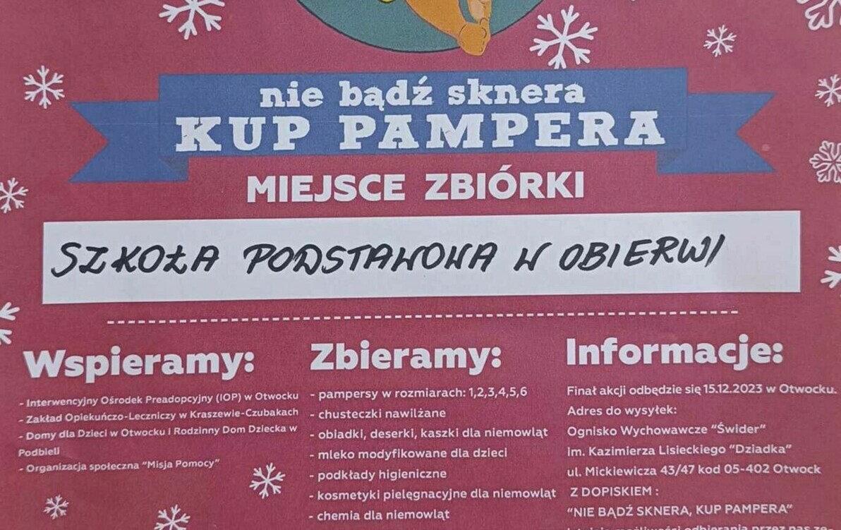 Zdjęcie do "Nie bądź sknera kup pampera"