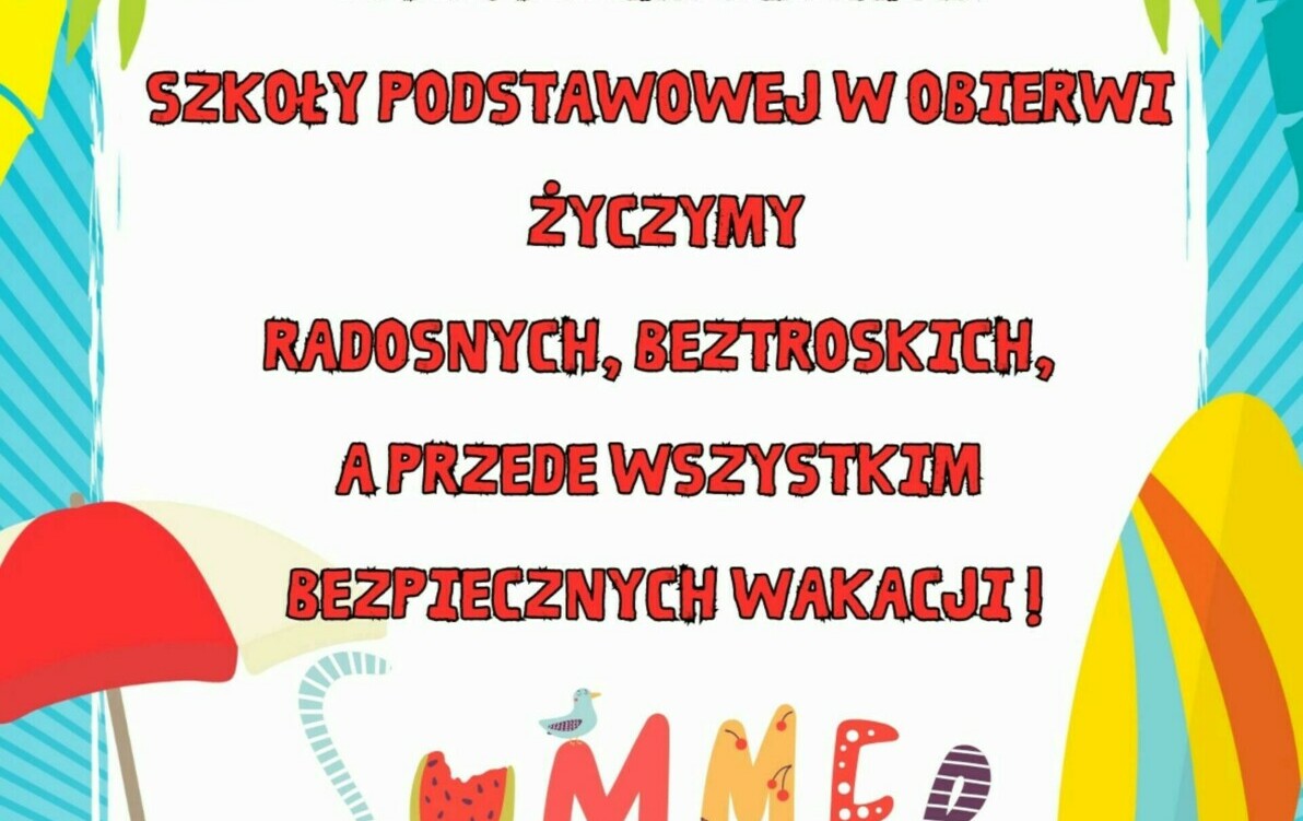 Zdjęcie do Szczęśliwych wakacji!