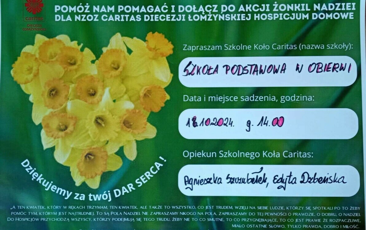 Zdjęcie do Żonkile nadziei